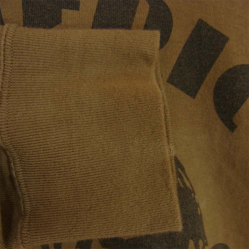 HYSTERIC GLAMOUR ヒステリックグラマー 0243CF01 SUNDAY MORNING FEVER pt PK パーカー ブラウン系 S【中古】