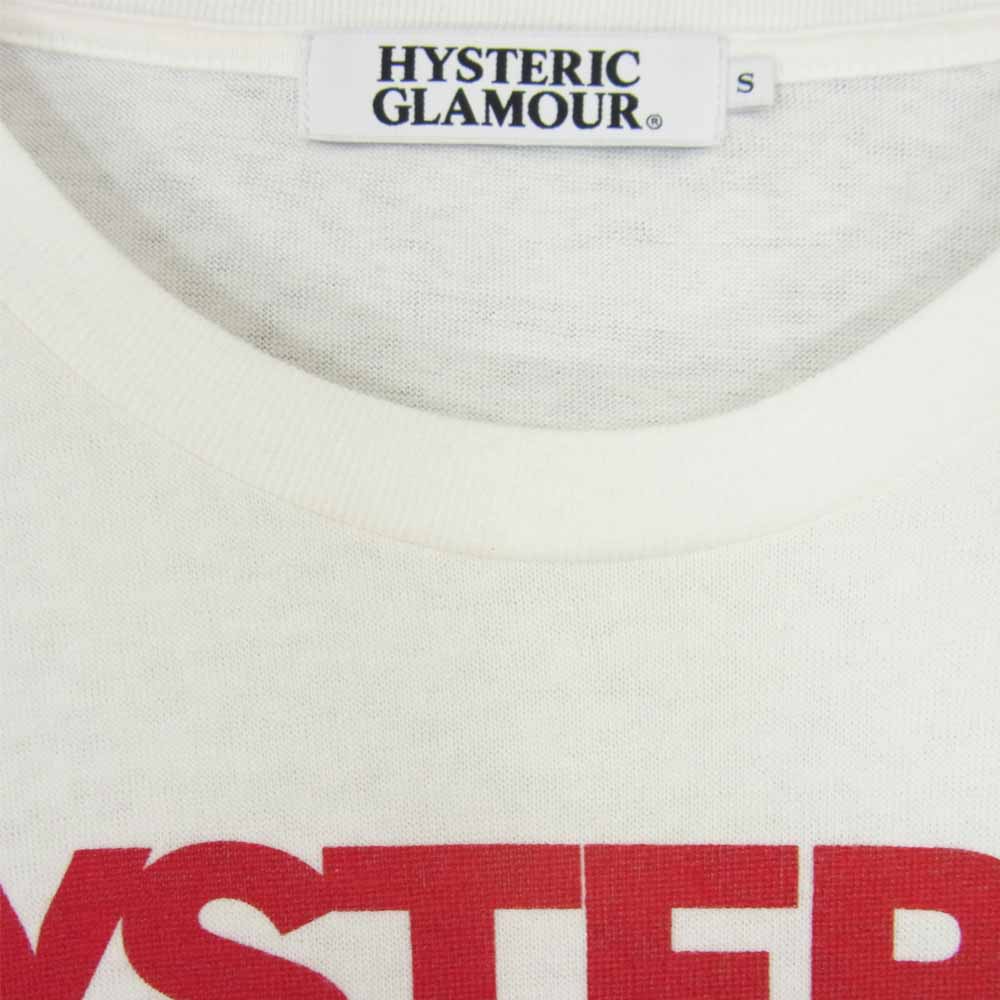HYSTERIC GLAMOUR ヒステリックグラマー 0241CL09 GONNA MISS ME 長袖Tシャツ ホワイト系 S【中古】