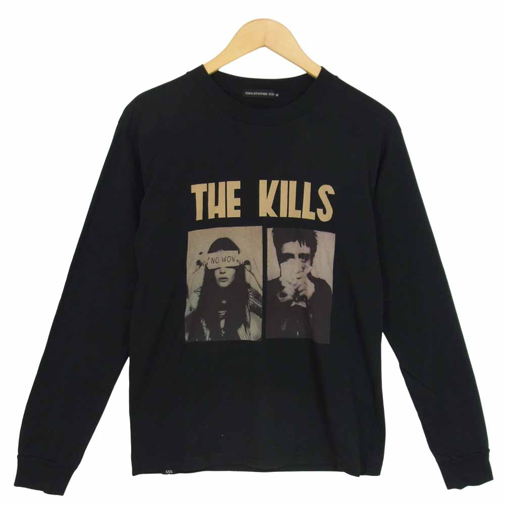 HYSTERIC GLAMOUR ヒステリックグラマー 06173CL04 XXX トリプルエックス The Kills プリント カットソー ブラック ブラック系 XS【美品】【中古】