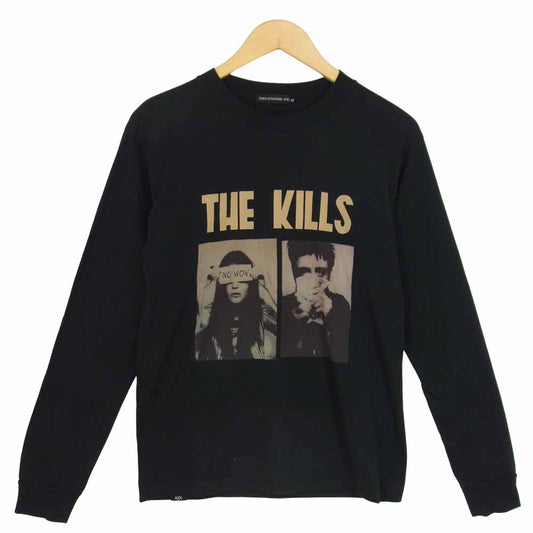 HYSTERIC GLAMOUR ヒステリックグラマー 06173CL04 XXX トリプルエックス The Kills プリント カットソー ブラック ブラック系 XS【美品】【中古】
