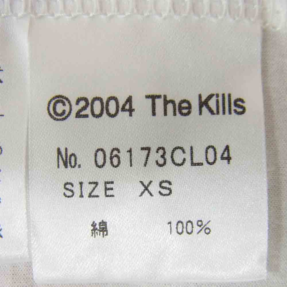 HYSTERIC GLAMOUR ヒステリックグラマー 06173CL04 XXX トリプルエックス The Kills プリント カットソー ホワイト ホワイト系 XS【美品】【中古】