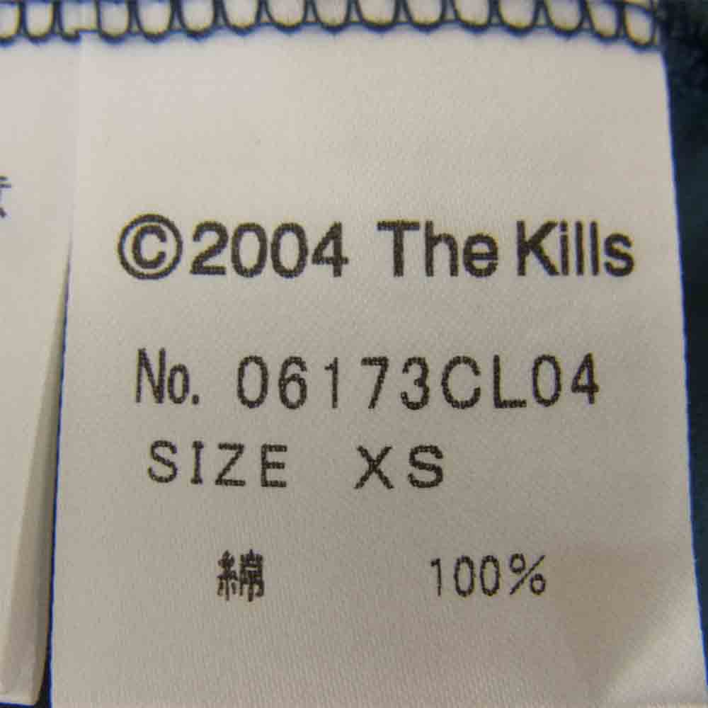 HYSTERIC GLAMOUR ヒステリックグラマー 06173CL04 XXX トリプルエックス The Kills プリント カットソー ネイビー XS【美品】【中古】