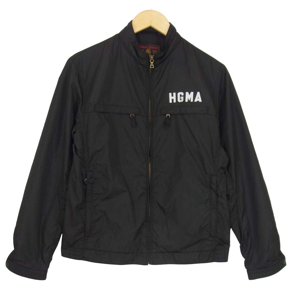 HYSTERIC GLAMOUR ヒステリックグラマー 0253AB02 HGMA バックプリント ナイロン ジャケット ブラック系 S【美品】【中古】