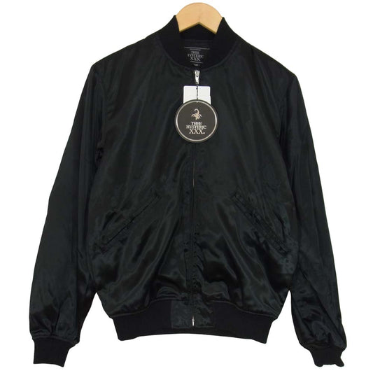 HYSTERIC GLAMOUR ヒステリックグラマー 0621AB03296 XXX トリプルエックス Rolling Stones ローリングストーンズ スーベニア ブルゾン ブラック系 S【新古品】【未使用】【中古】