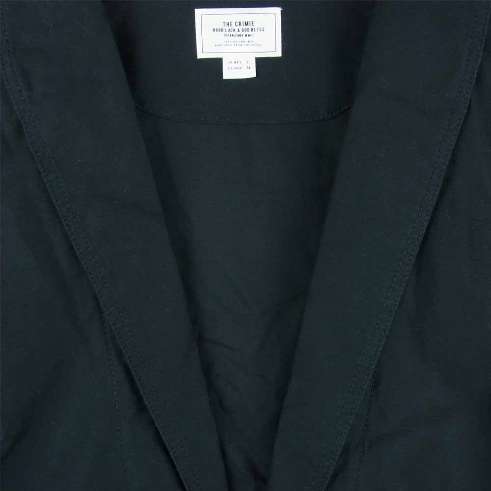 CRIMIE クライミー CIH5-SH04 ロングガウン コート コットン 中国製 ブラック系 L【中古】