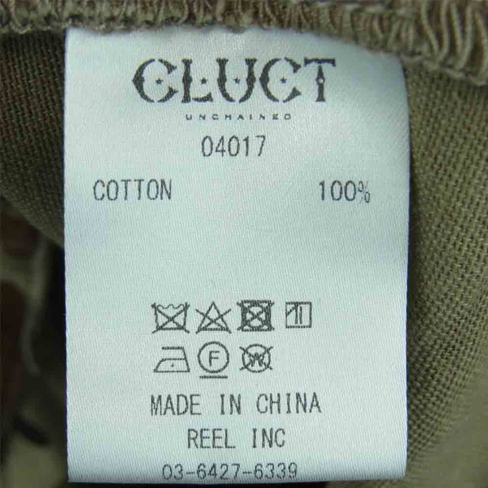 CLUCT クラクト Hood Jacket CTW-2WAY MODS モッズコート コットン 中国製 グリーン系 ブラウン系 M【中古】