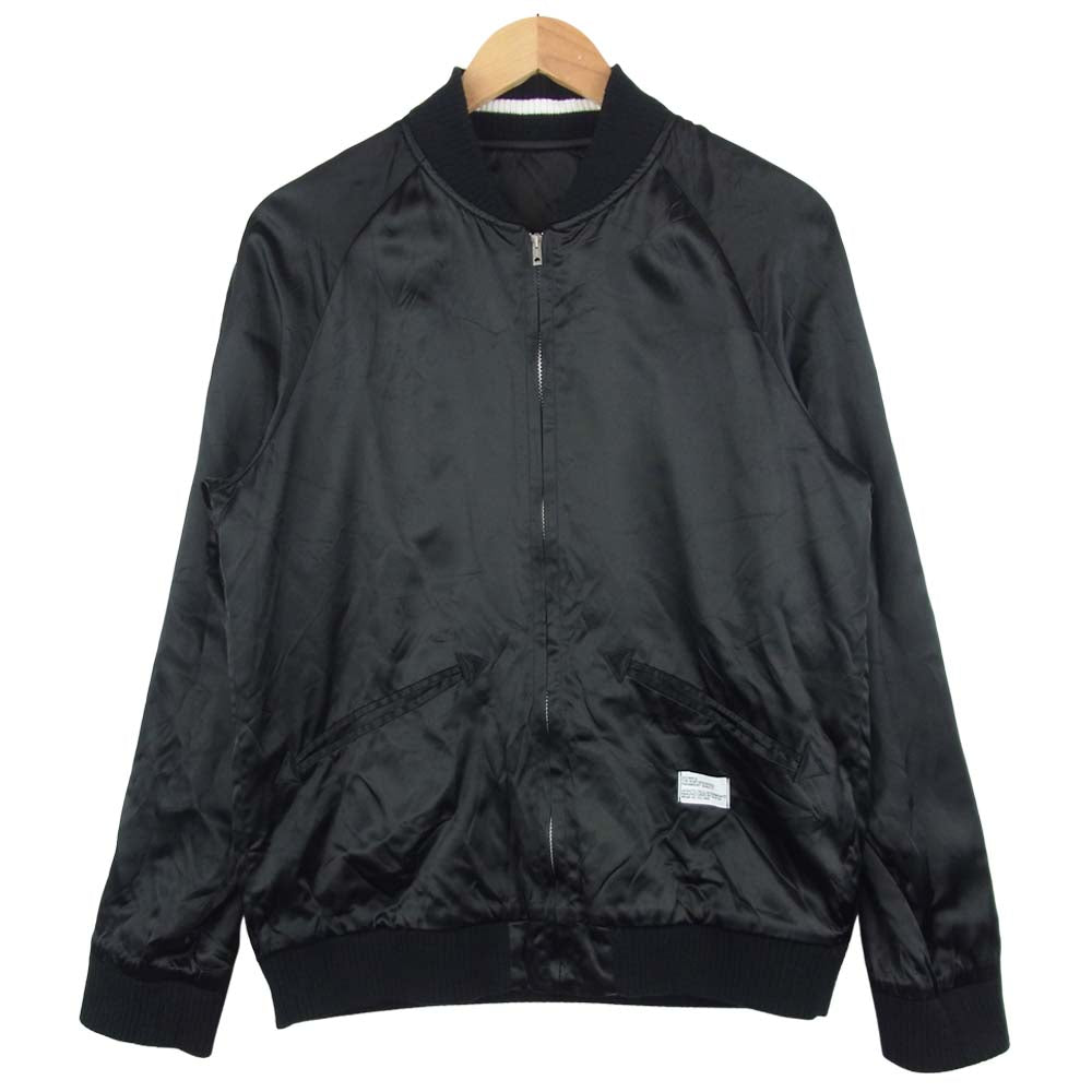 ベドウィンアンドザハートブレイカーズ SOUVENIR JKT MCKNIGHT スーベニア ジャケット サテン リバーシブル ブラック系【美品】【中古】