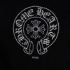 CHROME HEARTS クロムハーツ（原本無） USA製 ファイヤー パターン 裏サーマル ダガージップ CHプラス プリント パーカー ブラック系 M【中古】