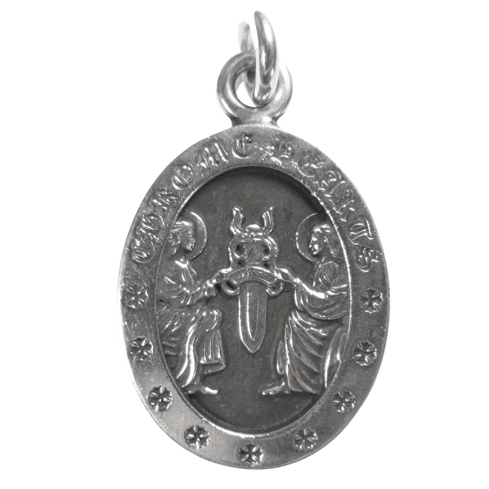 CHROME HEARTS クロムハーツ（原本有） ANGEL MEDAL OVAL V2 エンジェル メダル オーバル シルバー系【中古】