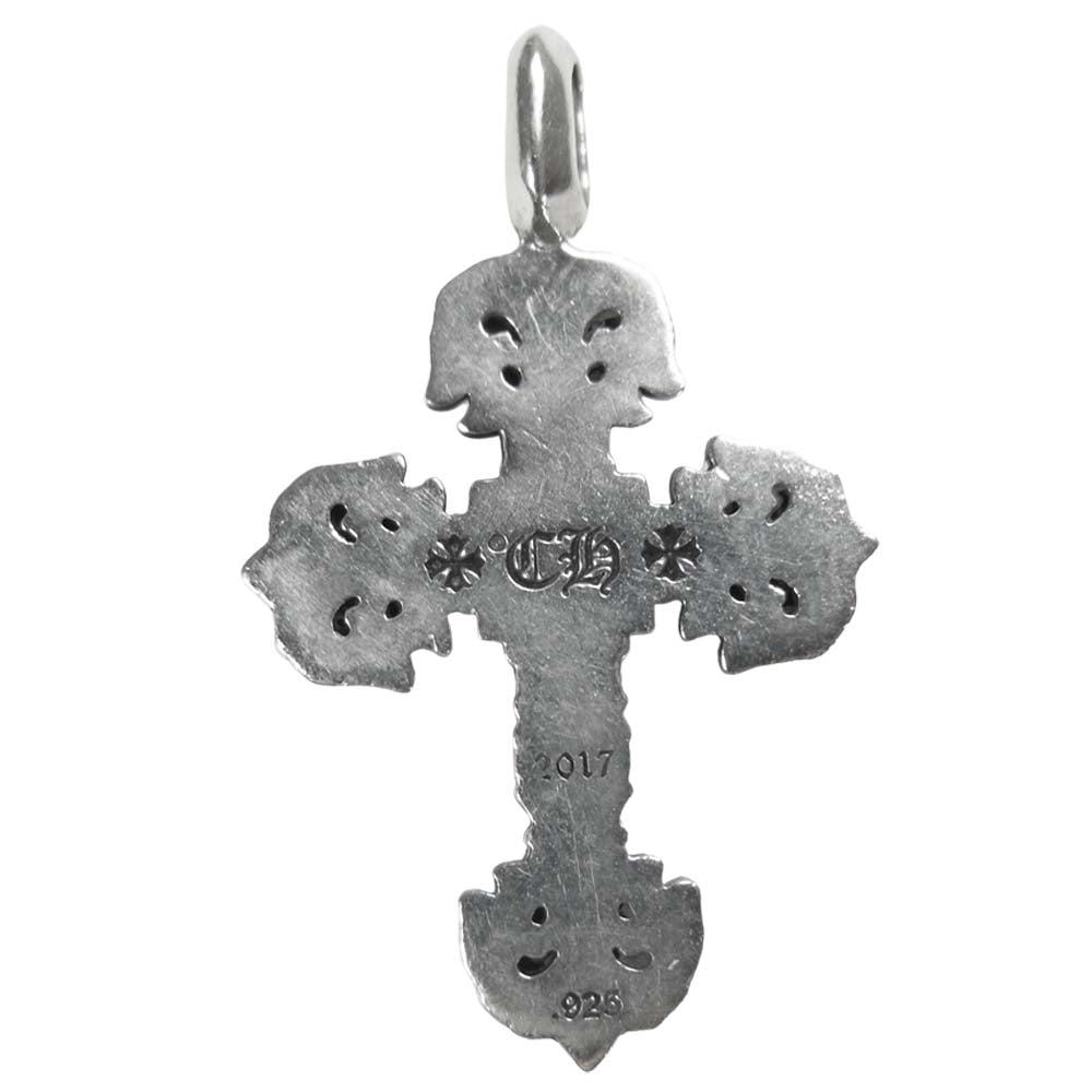 CHROME HEARTS クロムハーツ（原本無） フィリグリークロス チャーム シルバー系【中古】