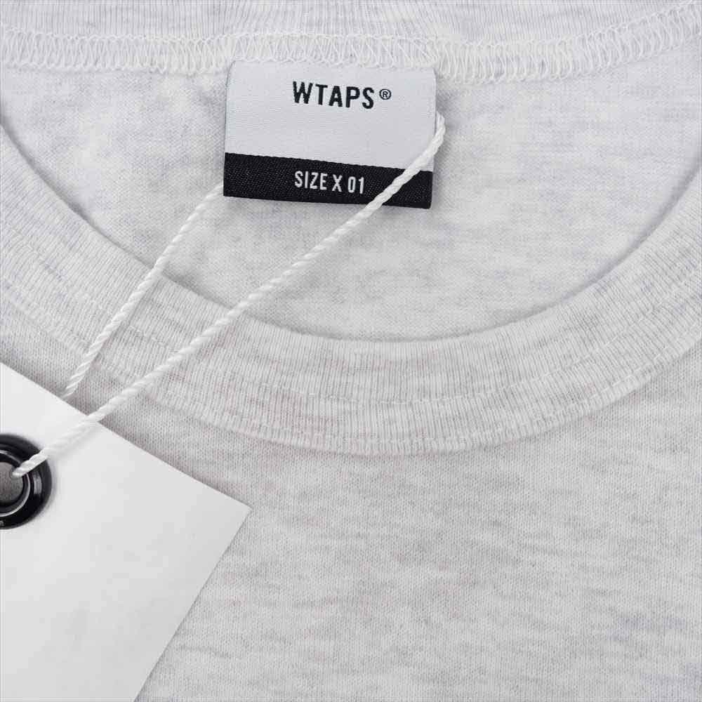 WTAPS ダブルタップス 18SS 181ATDT-CSM03S DESIGN SS COLLEGE TEE カレッジ Tシャツ グレー系【新古品】【未使用】【中古】