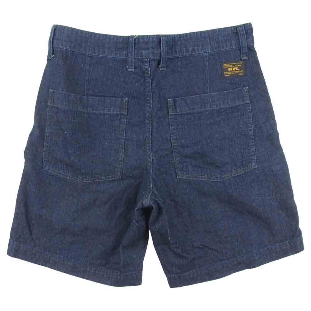 WTAPS ダブルタップス 17SS 171LTDT-PTM03 UNION SHORTS ユニオン デニム ショーツ ショート パンツ インディゴブルー系 S【中古】