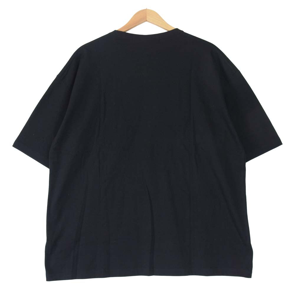 Yohji Yamamoto ヨウジヤマモト GroundY 訳難有 GA-T71-076 PATCHWORK CUT TEE パッチワーク カット Tシャツ ブラック系 4【中古】