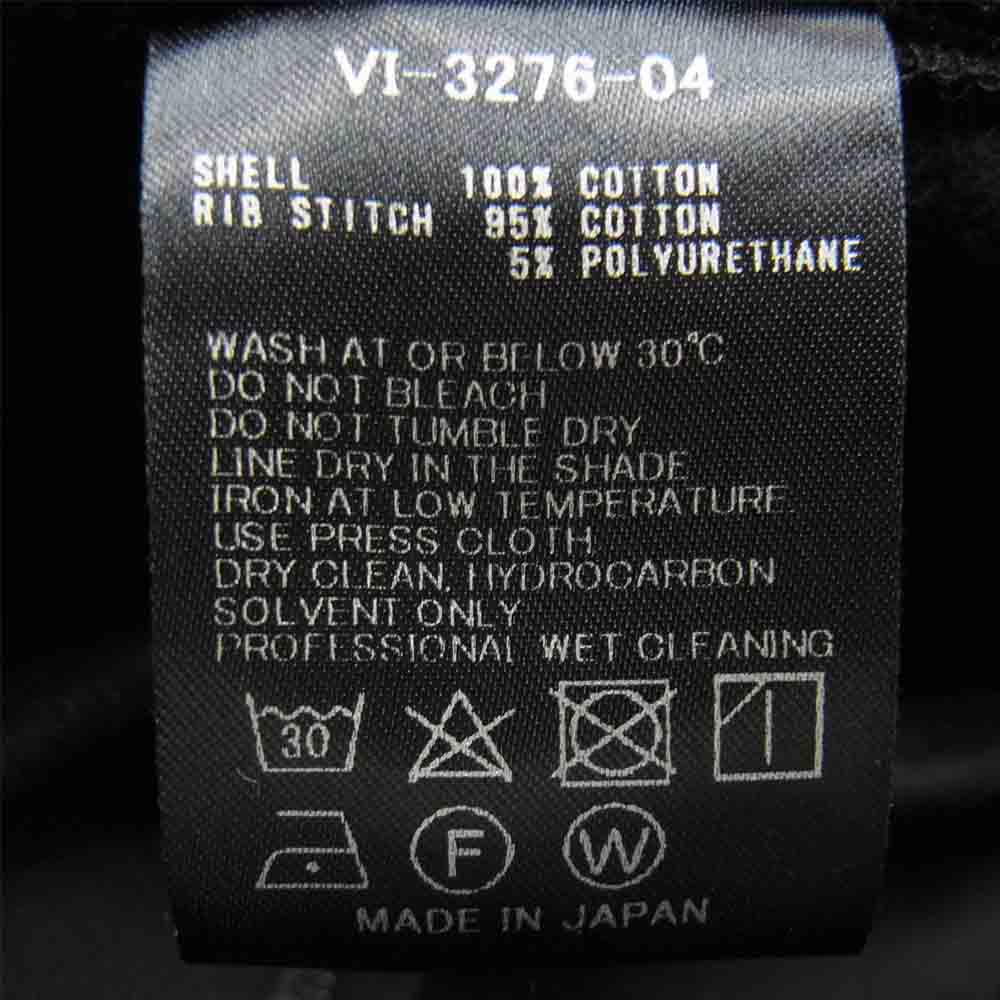 THE VIRIDI-ANNE ザ ヴィリジアン VI-3276-04 コットン フリース サイド ジップ スウェット パンツ ブラック系 3【極上美品】【中古】