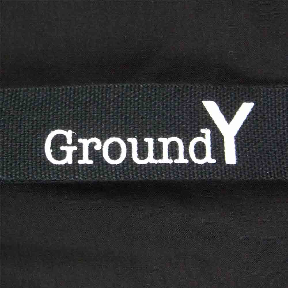 Yohji Yamamoto ヨウジヤマモト GT-B05-203-1 GroundY Tencel Lawn Hooded Shirt テンセル フーデッド 長袖 シャツ ブラック系 3【新古品】【未使用】【中古】