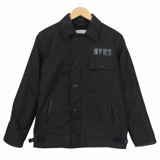 Pherrow's フェローズ P-A-2DECK-CUSTOM A-2 DECK JACKET CUSTOM カスタム デッキジャケット ブラック系 M【中古】
