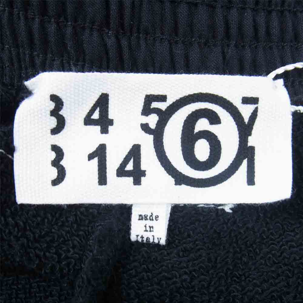 MAISON MARGIELA メゾンマルジェラ 21SS S62KB0072 S25337 MM6 スウェットパンツ ブラック系 XS【新古品】【未使用】【中古】