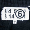 MAISON MARGIELA メゾンマルジェラ 21SS S62KB0072 S25337 MM6 スウェットパンツ ブラック系 XS【新古品】【未使用】【中古】