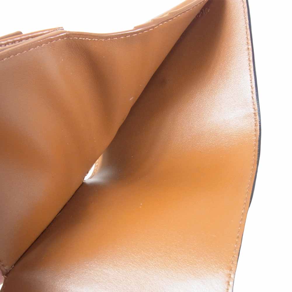 CELINE セリーヌ スモール トリオンフ ウォレット 財布 カード 小銭入れ ダークブラウン系【中古】