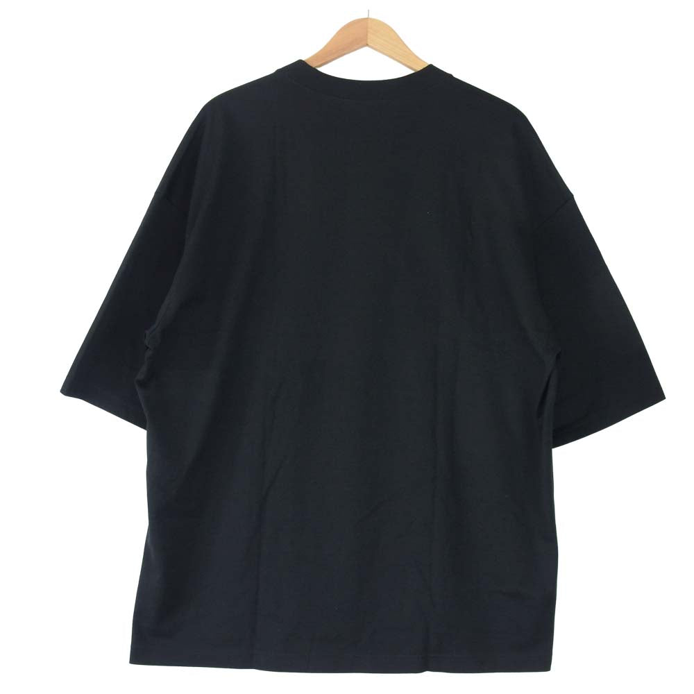 COMME des GARCONS HOMME コムデギャルソンオム HG-T023 HOMME プリント オーバーサイズ 綿度詰 天竺 Tシャツ ブラック系 L【新古品】【未使用】【中古】