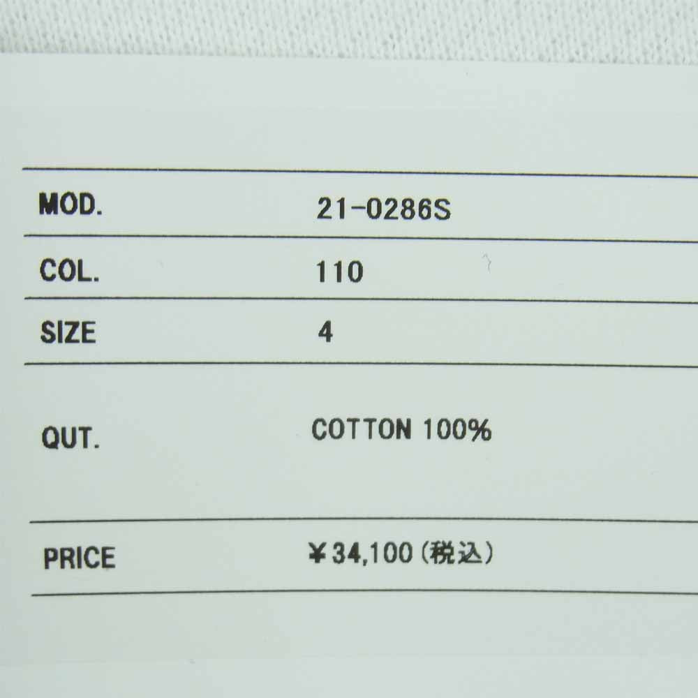 Sacai サカイ 21-0286S 未使用品 KAWS Flock Print Hooide カウズ フロック プリント フーディ パーカー ホワイト系 4【極上美品】【中古】