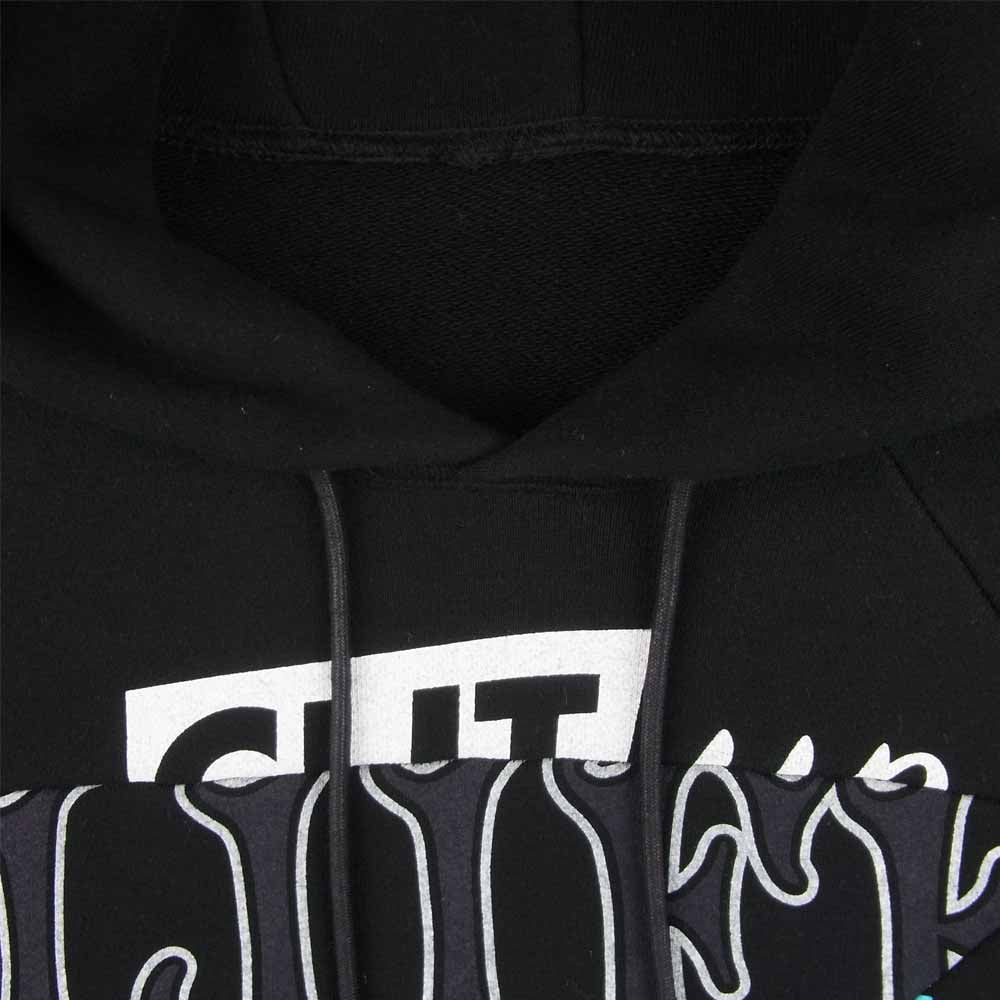 Sacai サカイ 21-0172S Hank Willis Thomas Archive Mix Hoodie ハンクウィリストーマス アーカイブ ミックス フーディ パーカー ブラック系 4【極上美品】【中古】