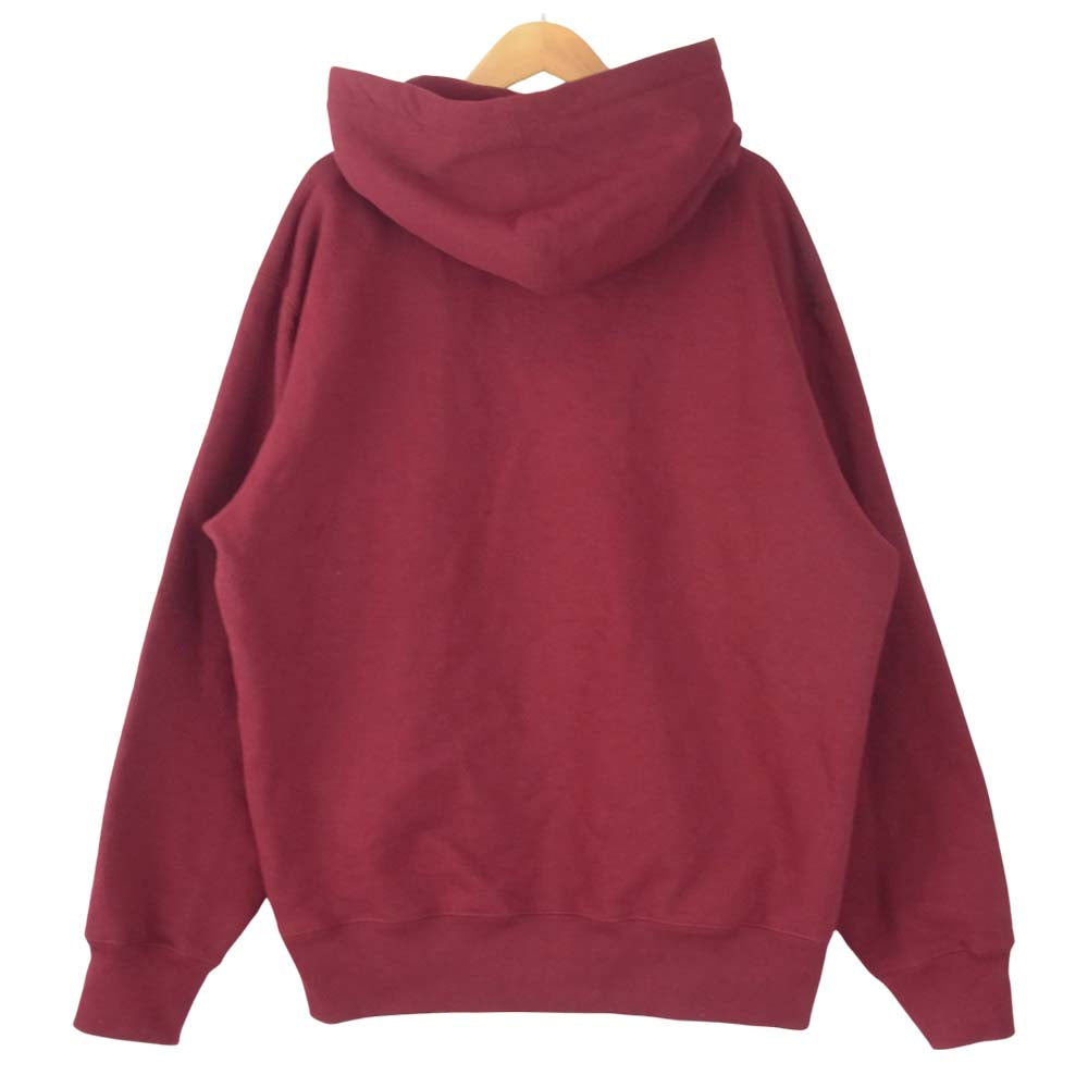 Supreme シュプリーム 20AW Pearl Hooded Sweatshirt スウェット プルオーバー ワインレッド系 M【中古】