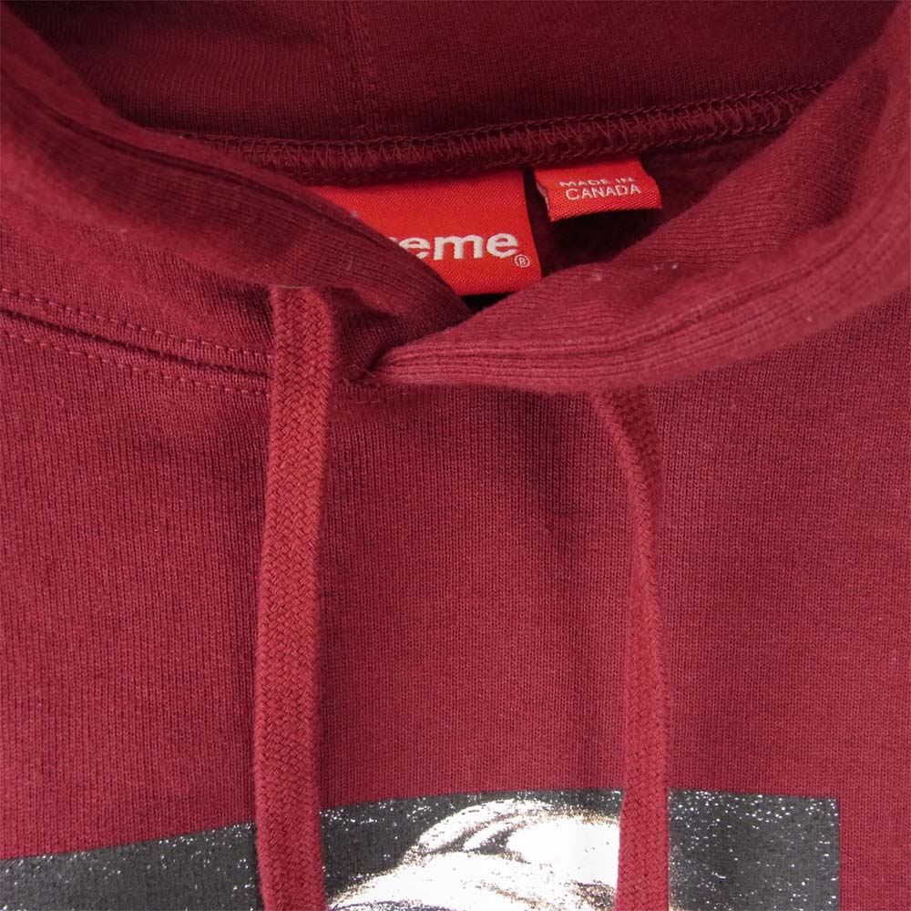 Supreme シュプリーム 20AW Pearl Hooded Sweatshirt スウェット プルオーバー ワインレッド系 M【中古】