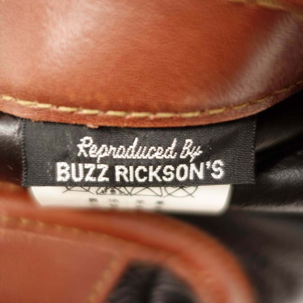 Buzz Rickson's バズリクソンズ BR80110 未使用 type B-3 Rough Wear Clothing Co. DUO-TONE ラフウェア実名復刻 シープスキン × ホースハイド フライト ブラック系 ブラウン系 40【極上美品】【中古】