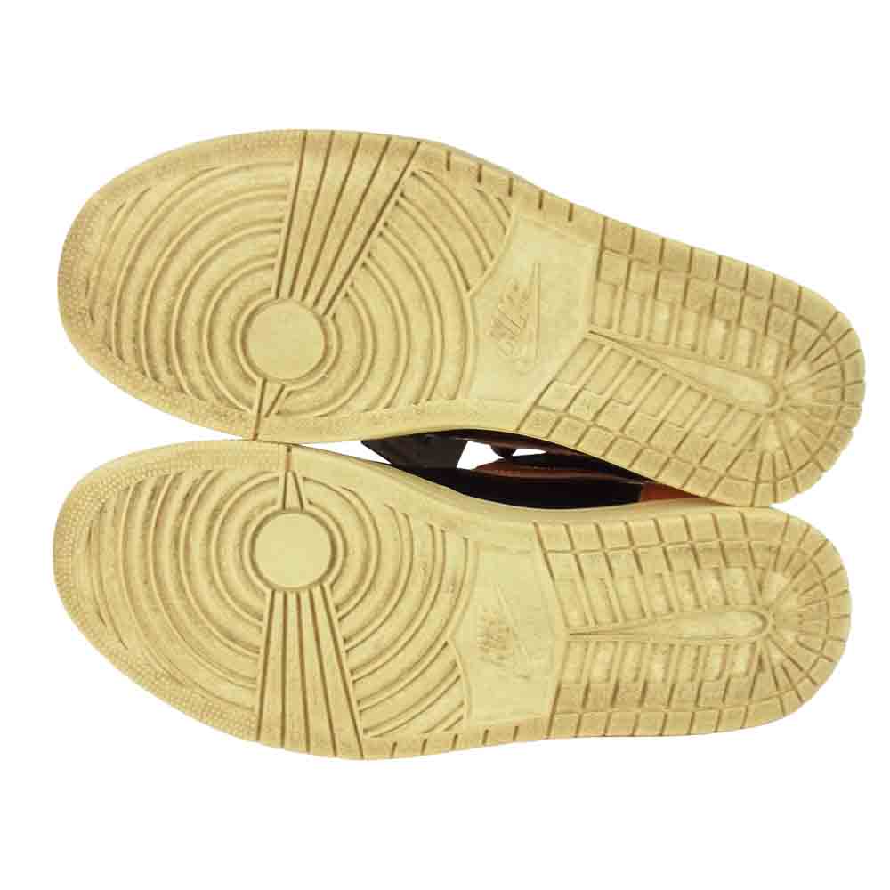 NIKE ナイキ 555088-028 AIR JORDAN 1 RETRO HIGH OGSHATTERED BACKBOARD　エアジョーダン シャッタード バックボード シャタバ 3.0 オレンジ系 28ｃｍ【中古】