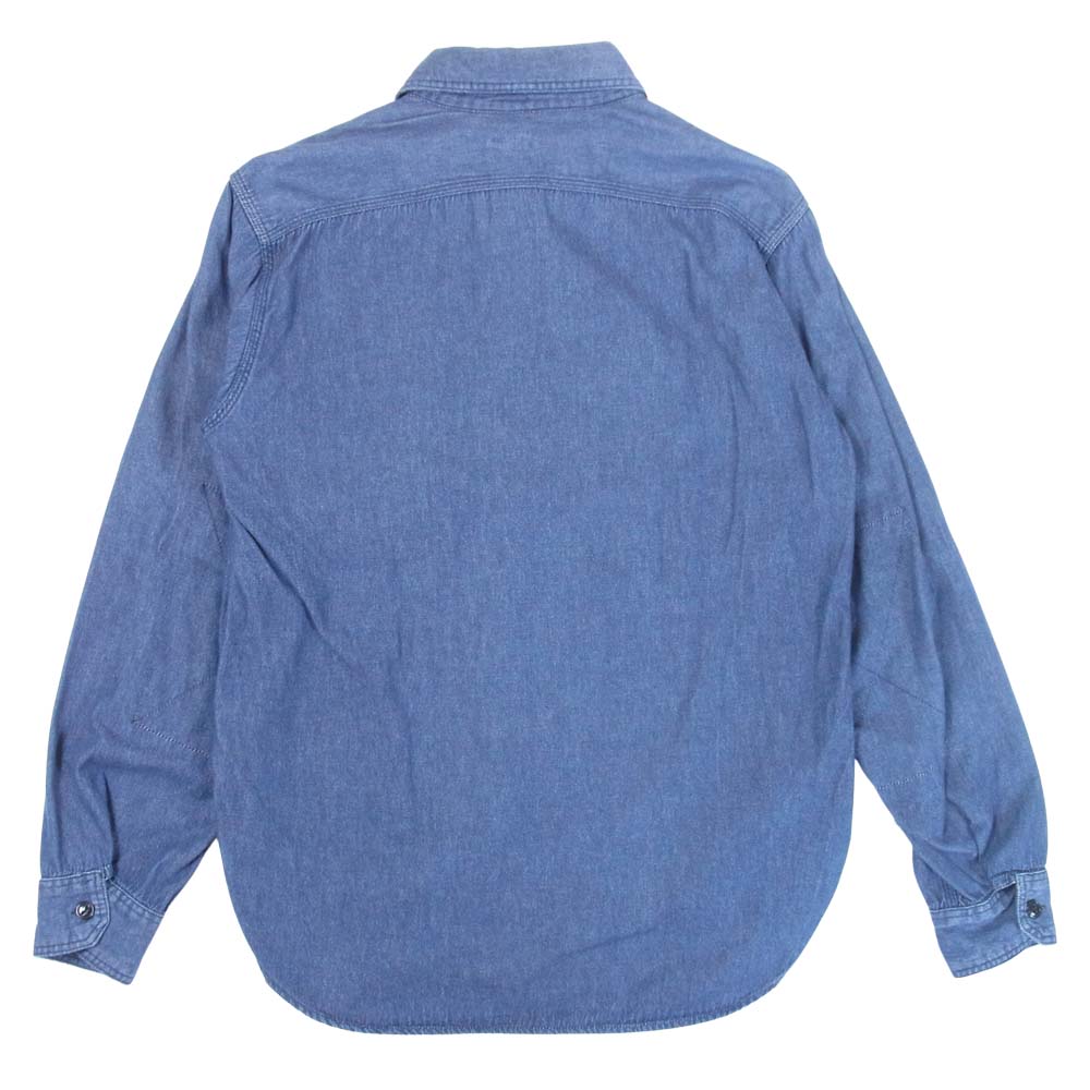 Engineered Garments エンジニアードガーメンツ アメリカ製 山ポケット デニム ワークシャツ インディゴブルー系 S【中古】