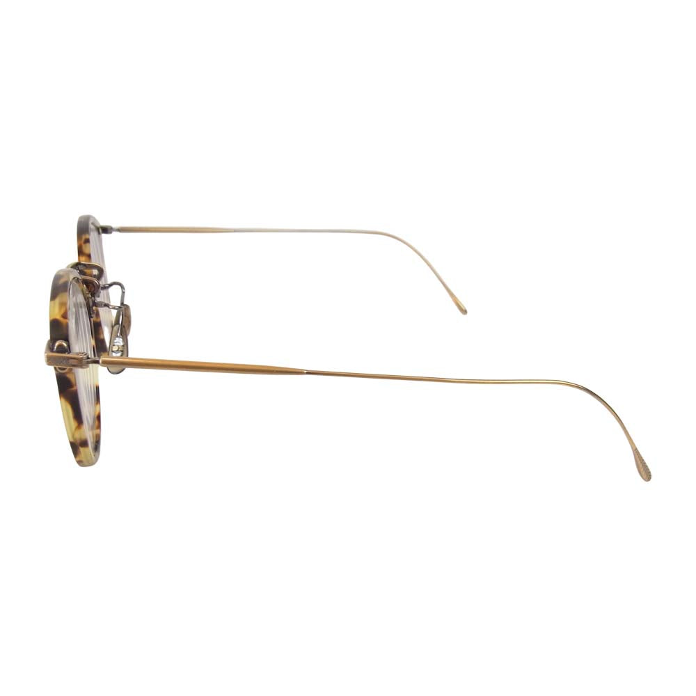 OLIVER PEOPLES オリバーピープルズ cording コーディング メガネ 眼鏡 アイウェア ブラウン系×ゴールド系 47□24－145【中古】