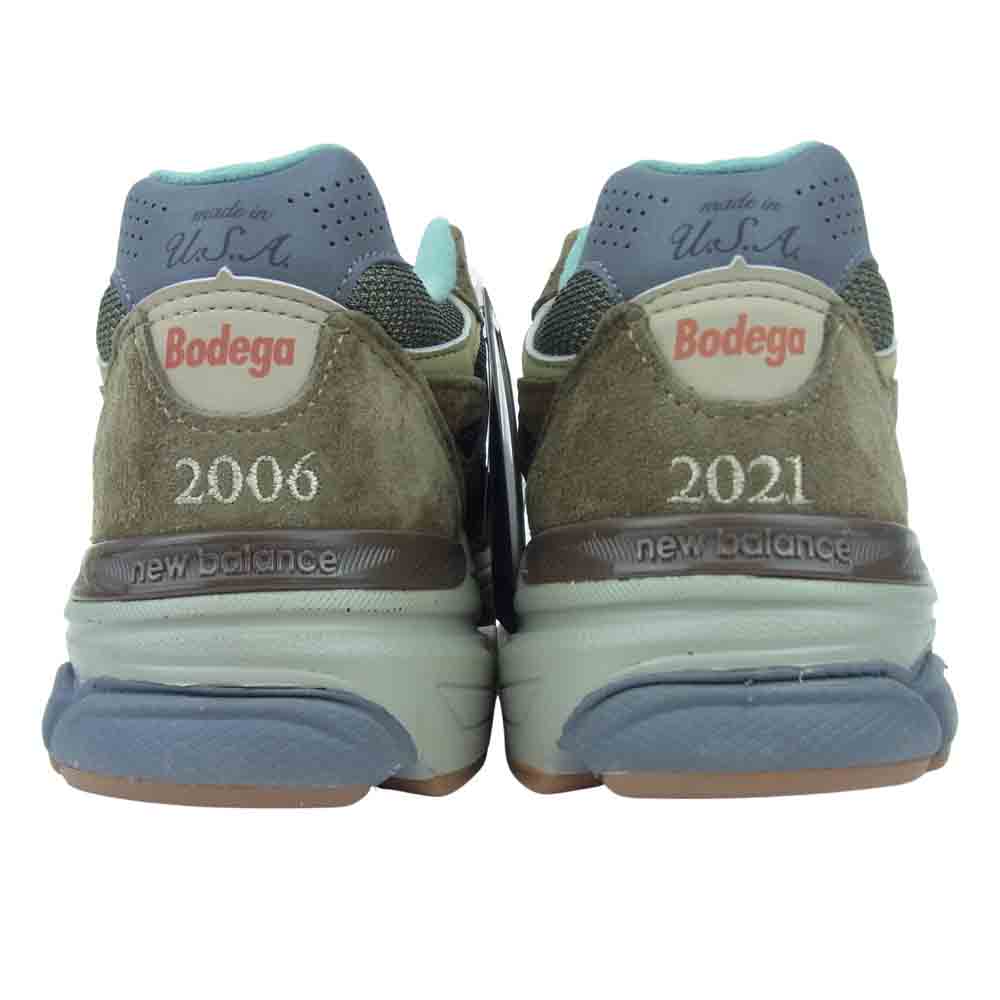 NEW BALANCE ニューバランス × Bodega ボデガ USA製 M990BD3 スニーカー ブラウン系 25.5cm【新古品】【未使用】【中古】