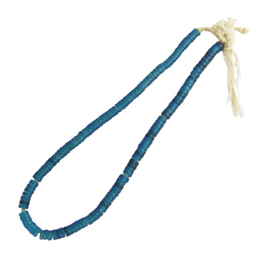 作者不明 ビーズ ネックレス ブルー系 全長50.4cm程度【中古】