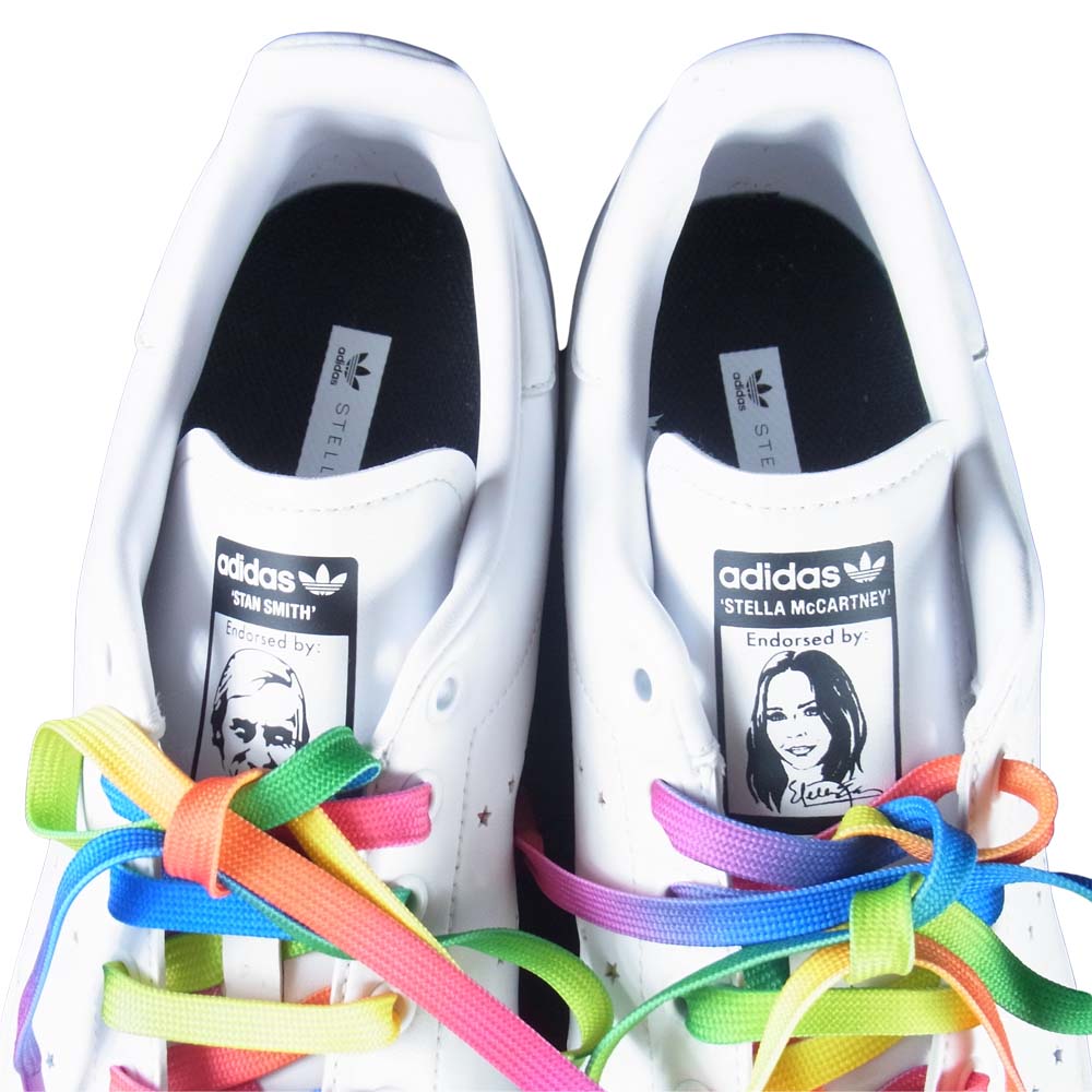 adidas アディダス FW6875 McCartney Stella by ADIDAS ステラマッカートニー スニーカー STAN スタンスミス ホワイト系 27cm【美品】【中古】