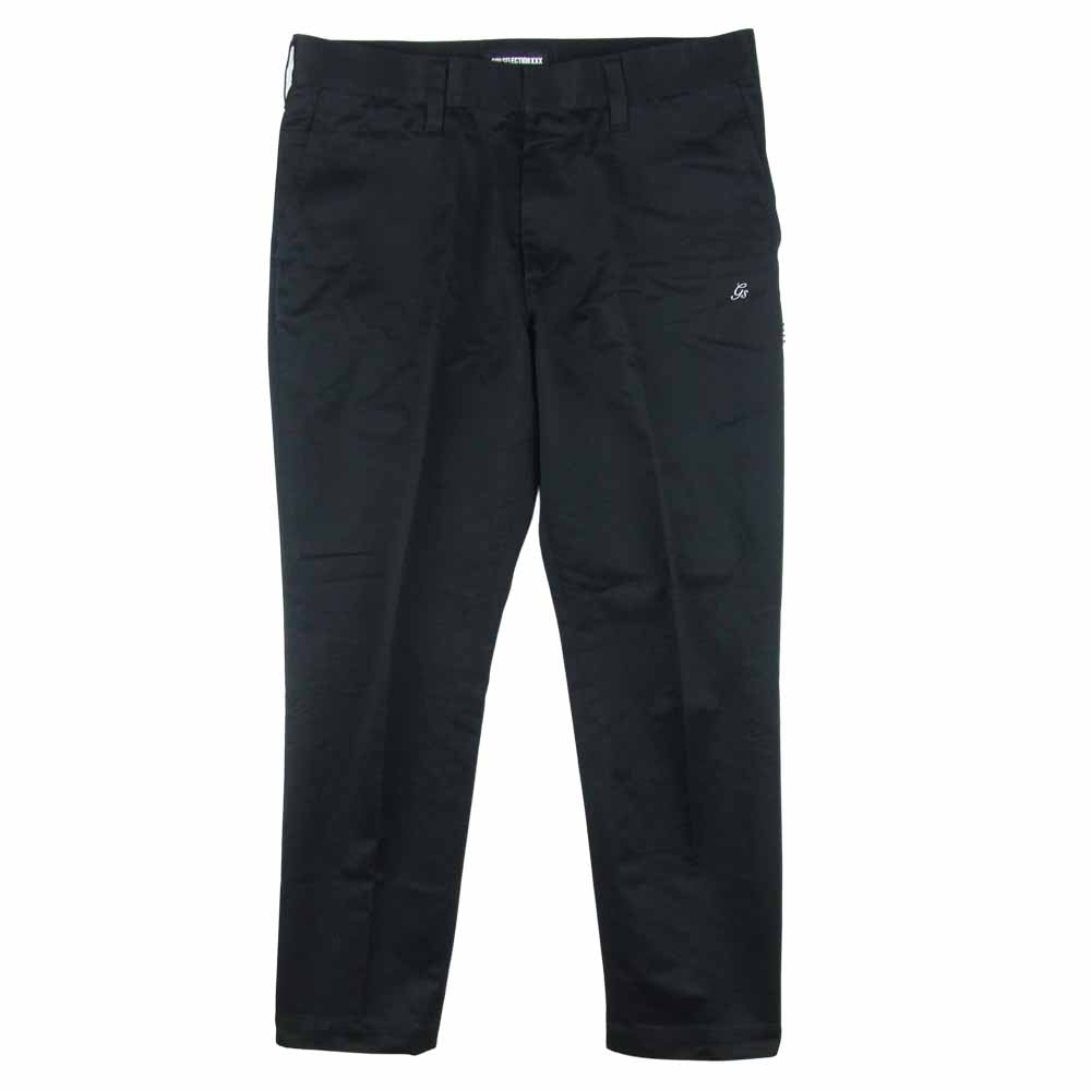 GOD SELECTION XXX ゴッドセレクション 20SS 2013‐2XXX センタープレス ワーク パンツ コットン ブラック系 L【中古】