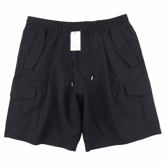 ローン 21SS CARGO SHORTS カーゴ ワーク ショーツ ショート パンツ ブラック系 52【極上美品】【中古】