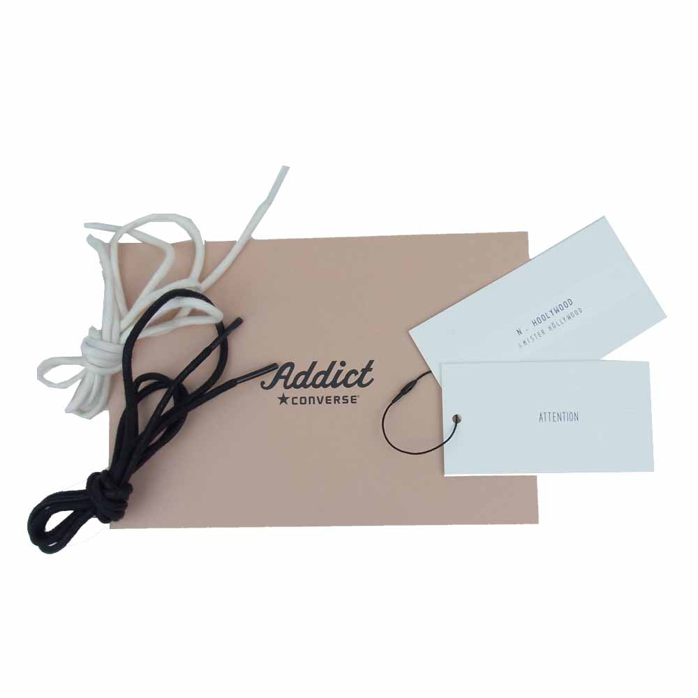 N.HOOLYWOOD エヌハリウッド 21SS 1211ーSE01 CONVERSE ADICCT コンバース アディクト チャックテイラー ローカット スニーカー ブラック系 29.0【美品】【中古】