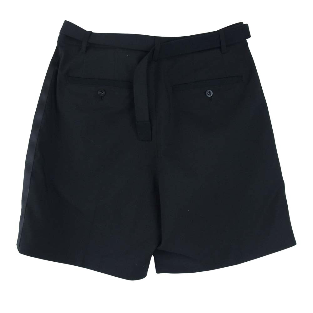 Sacai サカイ 21SS  21-02462M　 Suiting Shorts ショーツ ブラック系 3【新古品】【未使用】【中古】