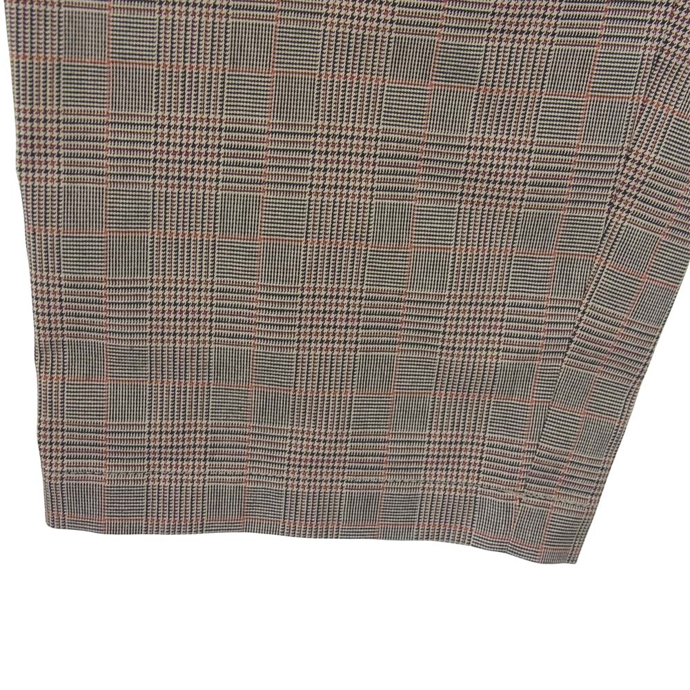 Sacai サカイ 21SS  21-02484M　 アジャスト バックルベルト チェック ロング パンツ マルチカラー系 2【新古品】【未使用】【中古】