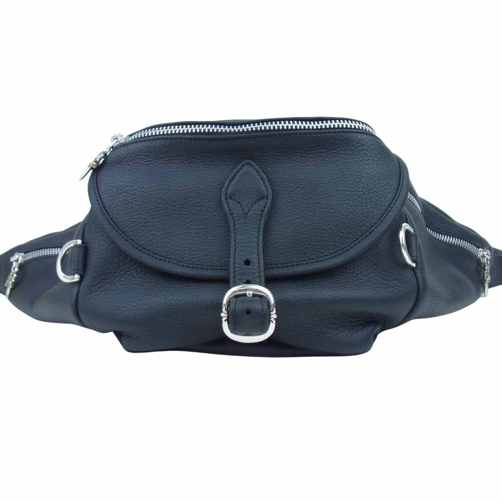 CHROME HEARTS クロムハーツ（原本有） SNAT PACK No1 スナットパック バッグ ブラック系【極上美品】【中古】