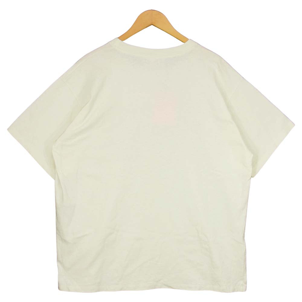 GUCCI グッチ 613036 XJDCL THE NORTHFACE ノースフェイス 国内正規品 フロントロゴ オーバーサイズ Tシャツ オフホワイト系 M【美品】【中古】
