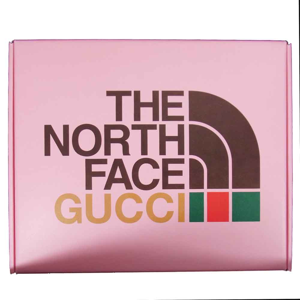 GUCCI グッチ 613036 XJDCL THE NORTHFACE ノースフェイス 国内正規品 フロントロゴ オーバーサイズ Tシャツ オフホワイト系 M【美品】【中古】