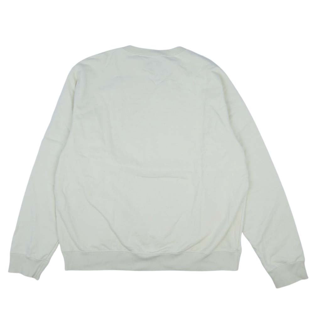 GUCCI グッチ 626990 XJDCM THE NORTHFACE ノースフェイス 国内正規品 ロゴ コットン スウェット オフホワイト系 L【美品】【中古】