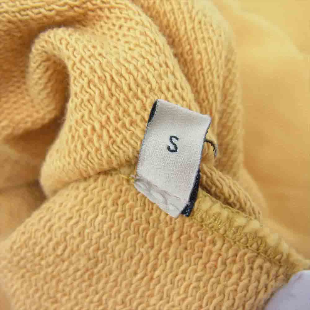 GUCCI グッチ 21SS 651723 XJDIP THE NORTHFACE ノースフェイス 国内正規品 ウェブ ストライプ プリント コットン ジップ パーカー ディープイエロー系 S【美品】【中古】