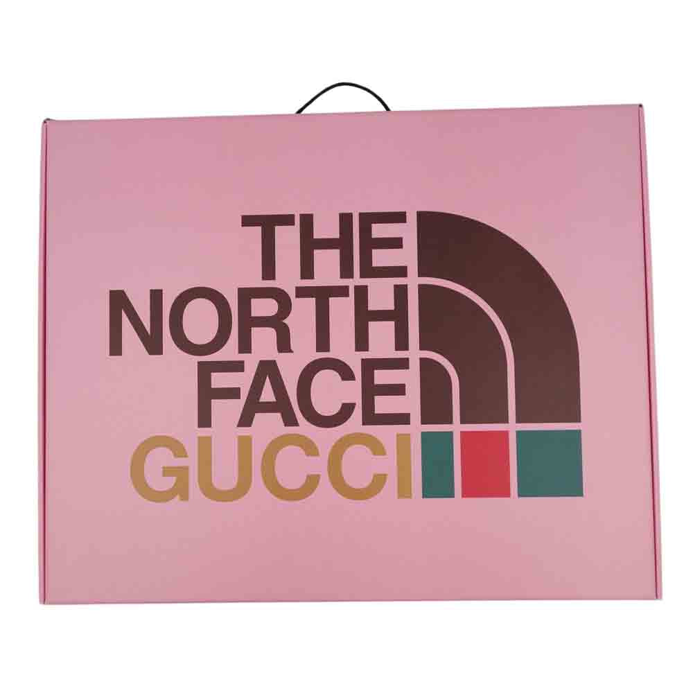 GUCCI グッチ 648864 THE NORTHFACE ノースフェイス 国内正規品 LOGO DOWN VEST ロゴ総柄 ダウン ベスト マルチカラー系 M【極上美品】【中古】