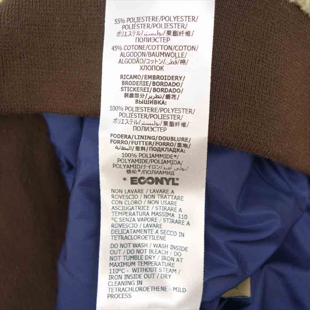 GUCCI グッチ 21SS 644582 XJC3T THE NORTH FACE ノースフェイス 国内正規品 GG Canvas Shearling Jacket GG キャンバス シアリング ジップ パーカー ベージュ系 ブラウン系 XL【美品】【中古】