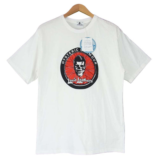 HYSTERIC GLAMOUR ヒステリックグラマー 02212CT20 Lewis Leathers ROCKERS ルイスレザー ロッカーズ Tシャツ  ホワイト系 L【新古品】【未使用】【中古】