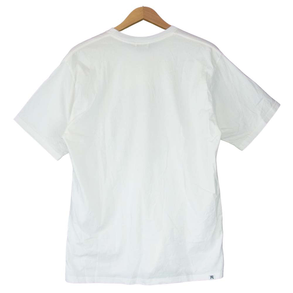 HYSTERIC GLAMOUR ヒステリックグラマー 02212CT20 Lewis Leathers ROCKERS ルイスレザー ロッカーズ Tシャツ  ホワイト系 L【新古品】【未使用】【中古】