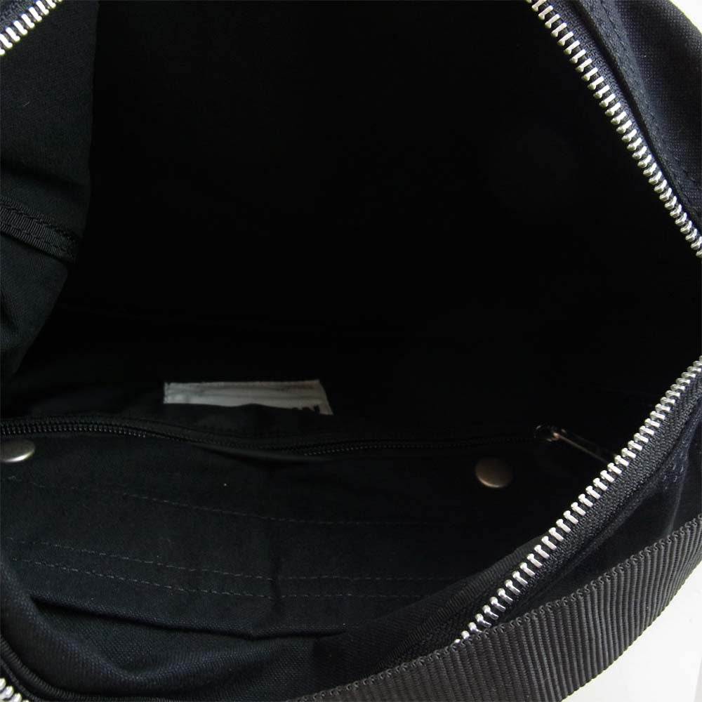 エムエイチエル WASHED COTTON CANVAS TOTE BAG 2WAY トート ブラック系 F【新古品】【未使用】【中古】